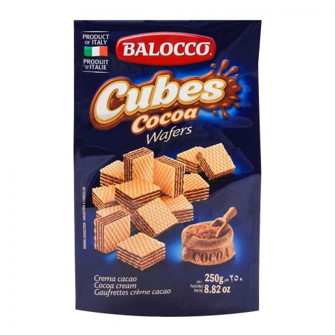 Balocco - Wafers - Cacao - 250g - 12-Pack Carton