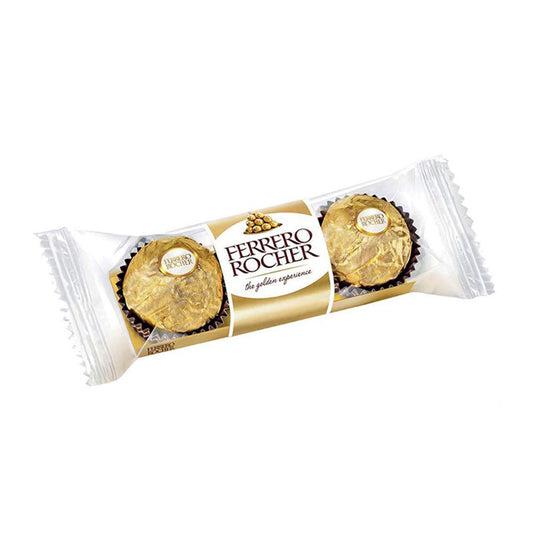 Ferrero Rocher Chocolate - T3 - 16 Count (48 Pcs) - Hazelnut Milk Chocolate - 600g