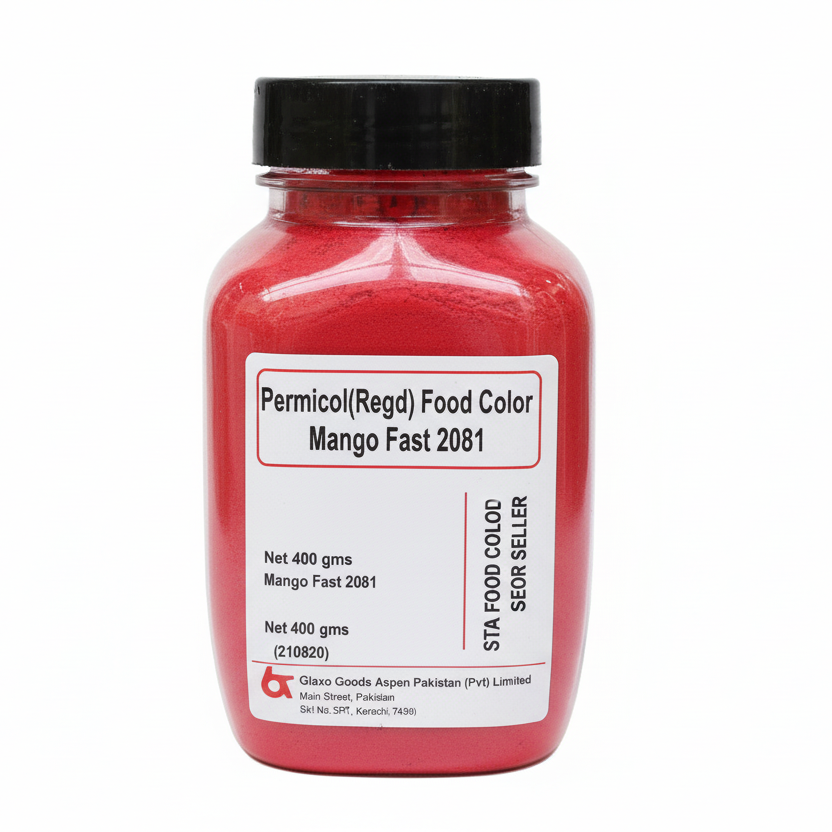 Bush Boake Allen - Mango Fast 2081 -Water Soluble Permitted Food Colour - 400 gm