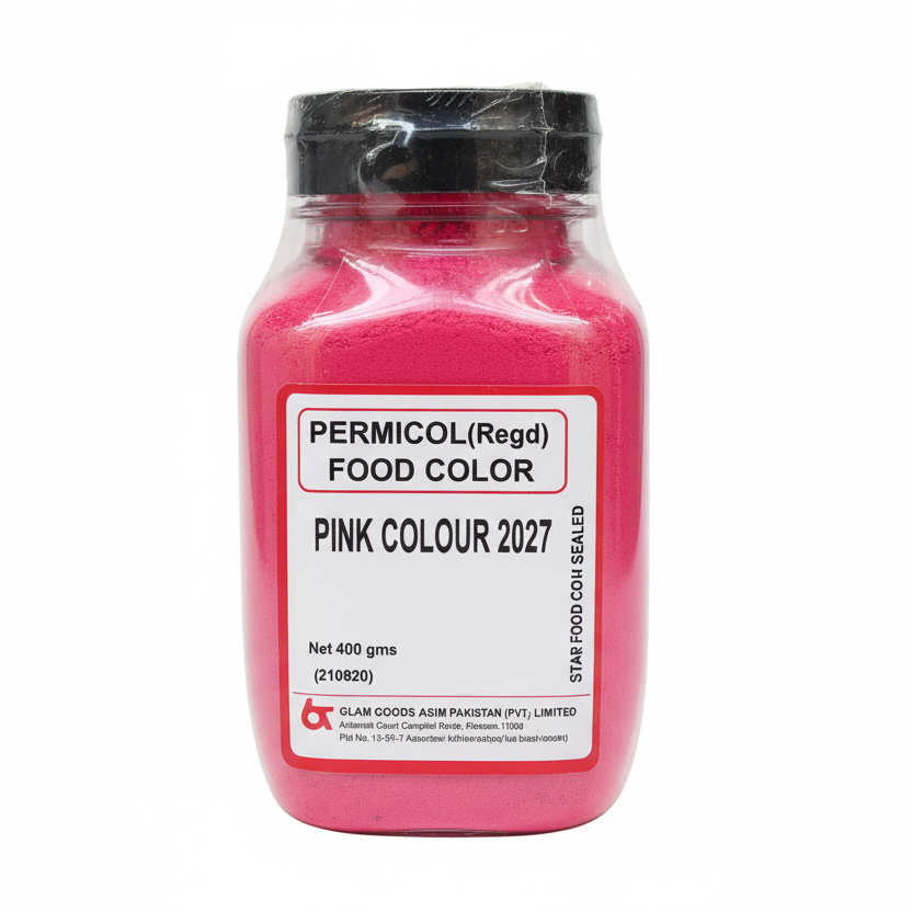 Bush Boake Allen - Pink Colour 2027 -Water Soluble Permitted Food Colour - 400g