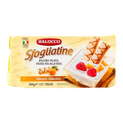 Balocco - Glazed Pastry Puffs - Sfogliatine - 200g - 15-Pack Carton
