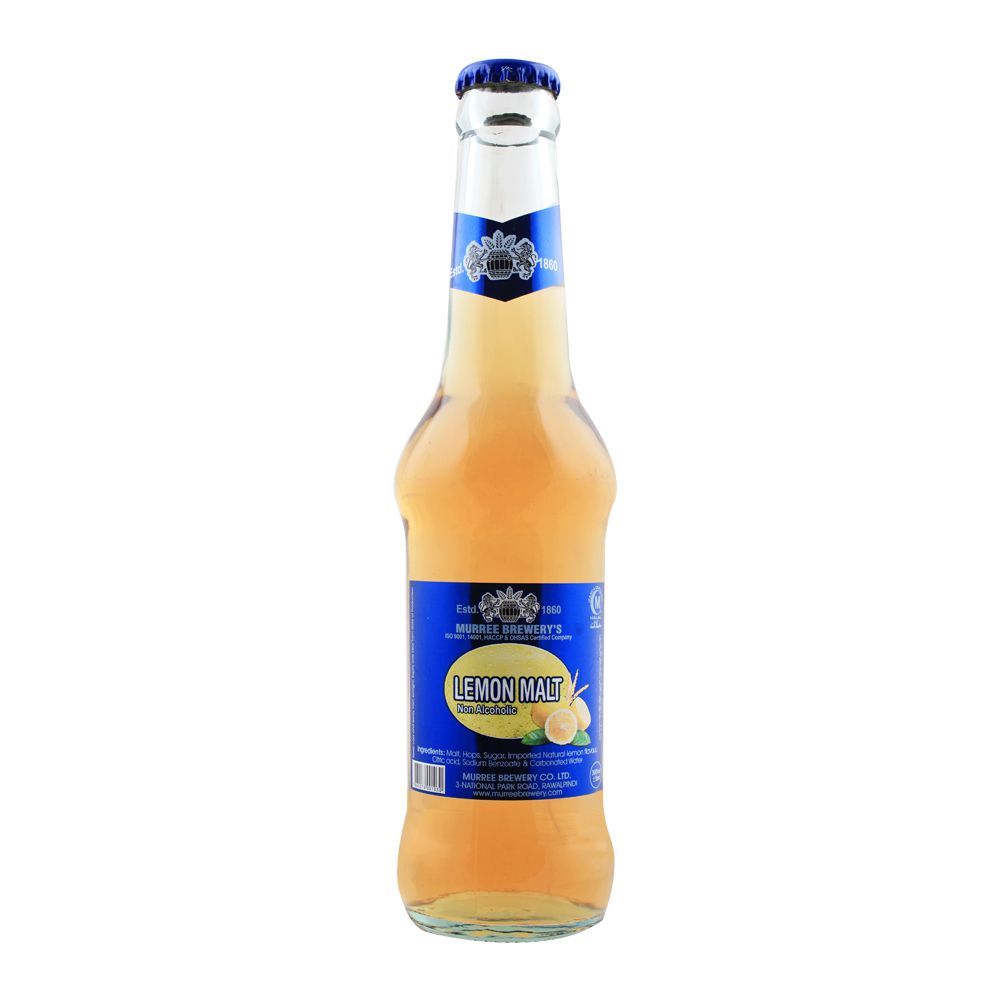 Muree Brewery Lemon - Malt - Bottles - Non-Alcohol - 250 ML - 24 Bottles