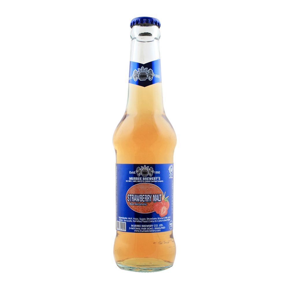 Muree Brewery Strawberry - 250 ML - Bottles (1 Ctn - 24 Pcs)