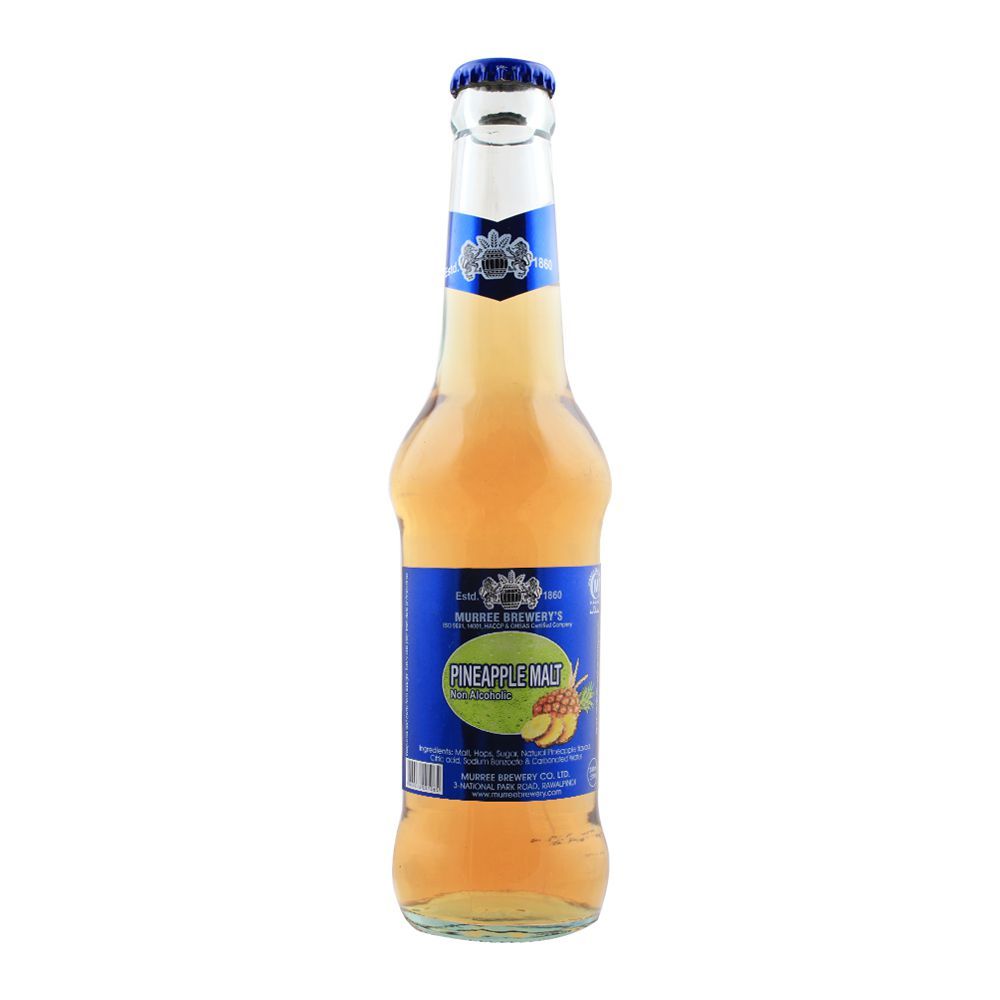 Muree Brewery Pineapple - Malt - Bottles - Non-Alcohol - 250 ML (1 Ctn - 24 Pcs)