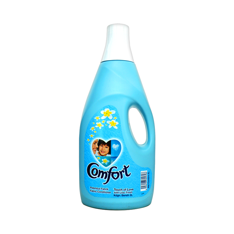 Comfort - Touch Of Love with Lilac - Fabric Softener - Bottle - 2000ml (2L) - Fresh (Blue)