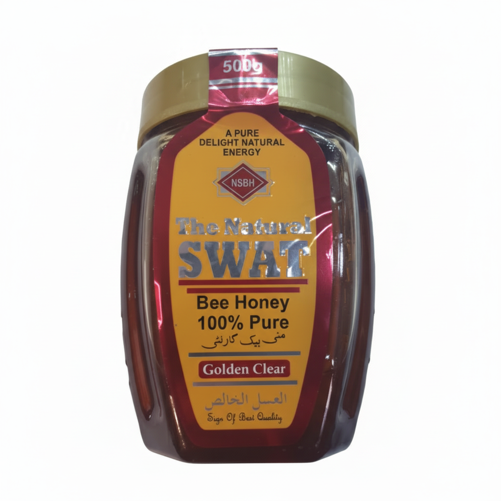 The Natural SWAT - Honey - 100% Pure - Natural Honey - Acacia Honey - Original Organic Honey - 500 Gram
