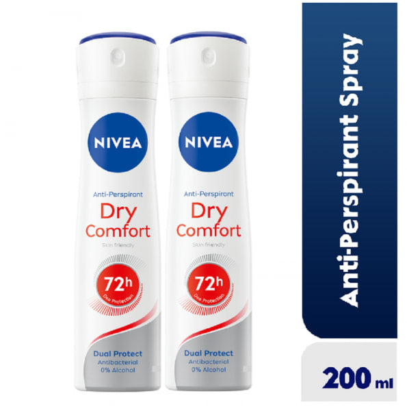 Nivea - Dry Comfort - 72H - For Women - Deodorant - Spray - 150 ML