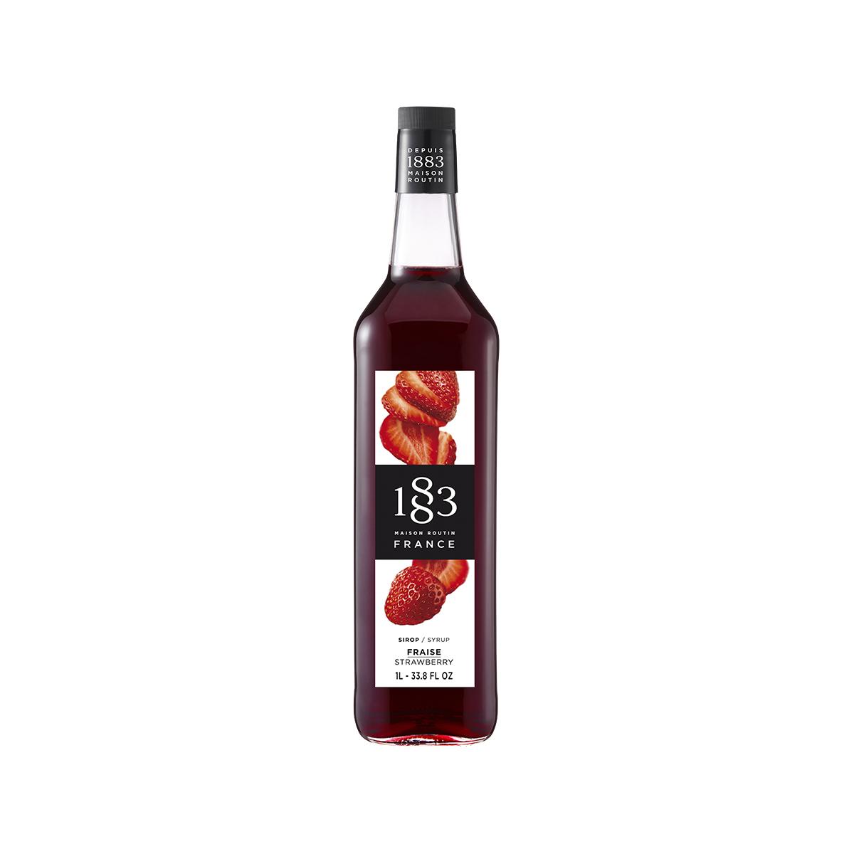 1883 - Cold Syrups - Strawberry - 1000 ML (1L)