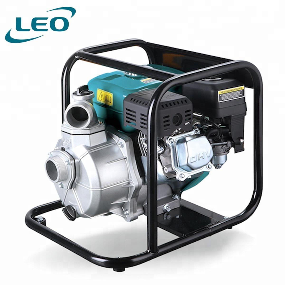 LEO - LGP-20A - 163cc - 5.5 HP 4 STROKE PETROL ENGINE Water Pump SIZE :- 2" x 2" - European STANDARD