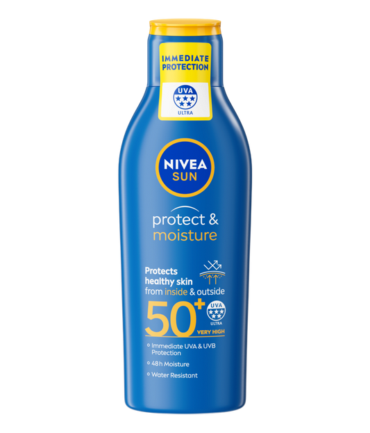 NIVEA SUN - Protect & Moisture Lotion sun cream SPF50+ - 200ml