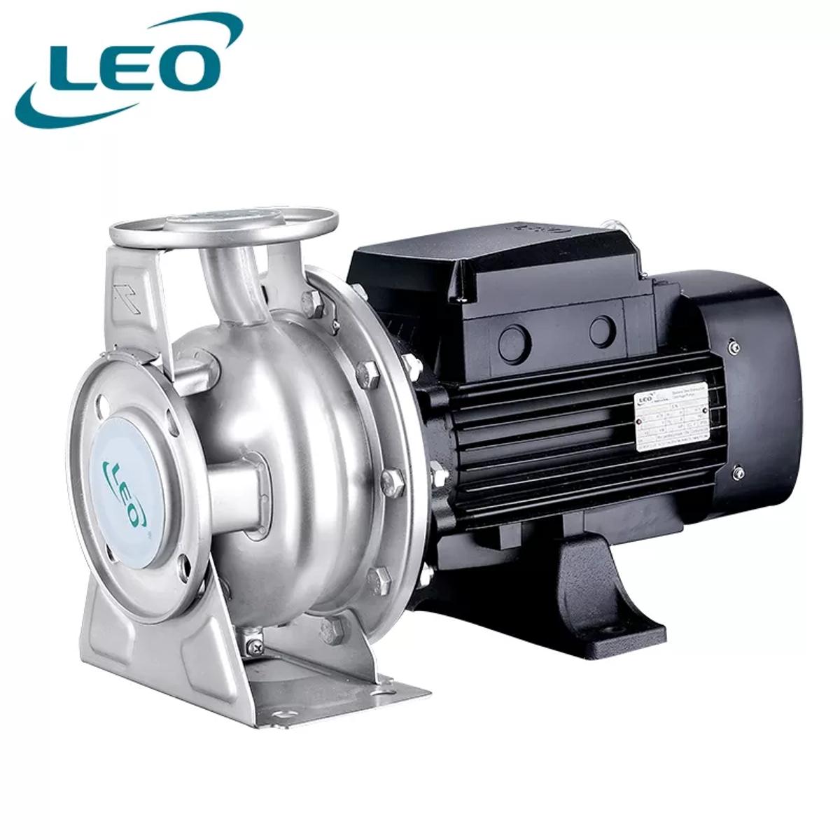 LEO - XZS-65-50-160-30 - 3000 W - 4.0 HP - Clean Water Stainless Steel HEAVY DUTY Centrifugal Pump FLANGE TYPE - 380V~400V THREE PHASE - SIZE :- 2 1-2 " x 2 " - European STANDARD