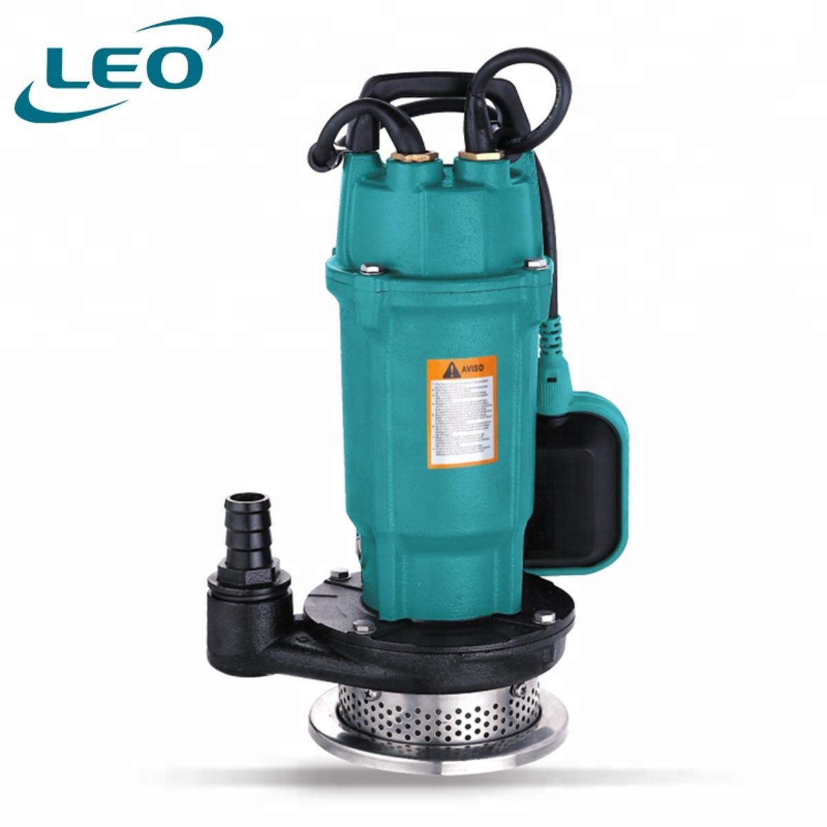 LEO - QDX-1.5-32-0.75A - 750 W - 1 HP HIGH PRESSURE CAST IRON Submersible Pump With FLOAT SWITCH FOR AUTOMATIC OPERATION - European STANDARD