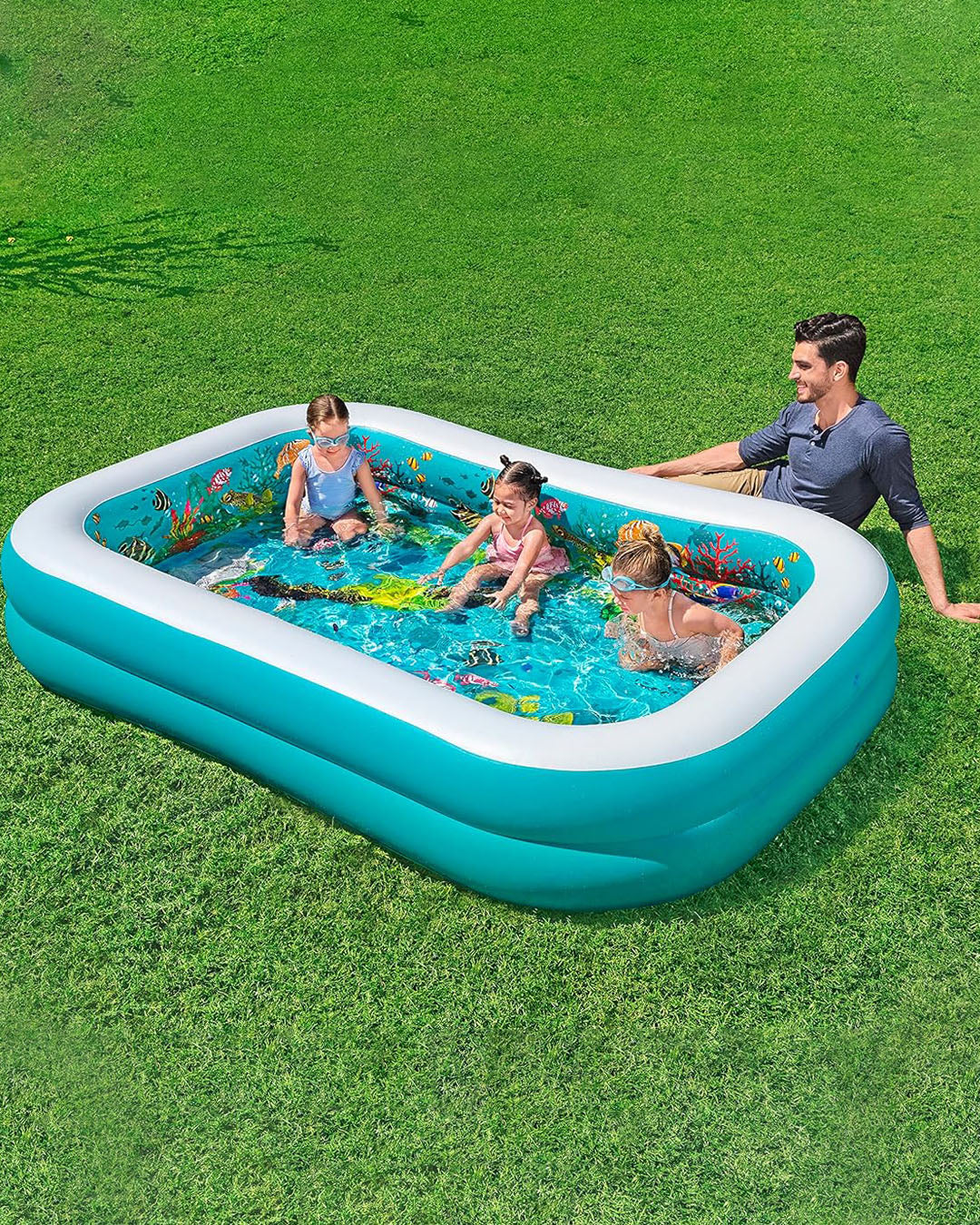 3D Undersea Adventure Family Pool (8.7 x 69 x 20/2.62m x 1.75m x 51cm)