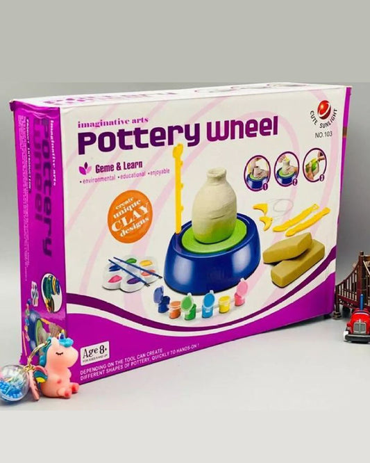 Pottery Making Clay Wheel for Kids
