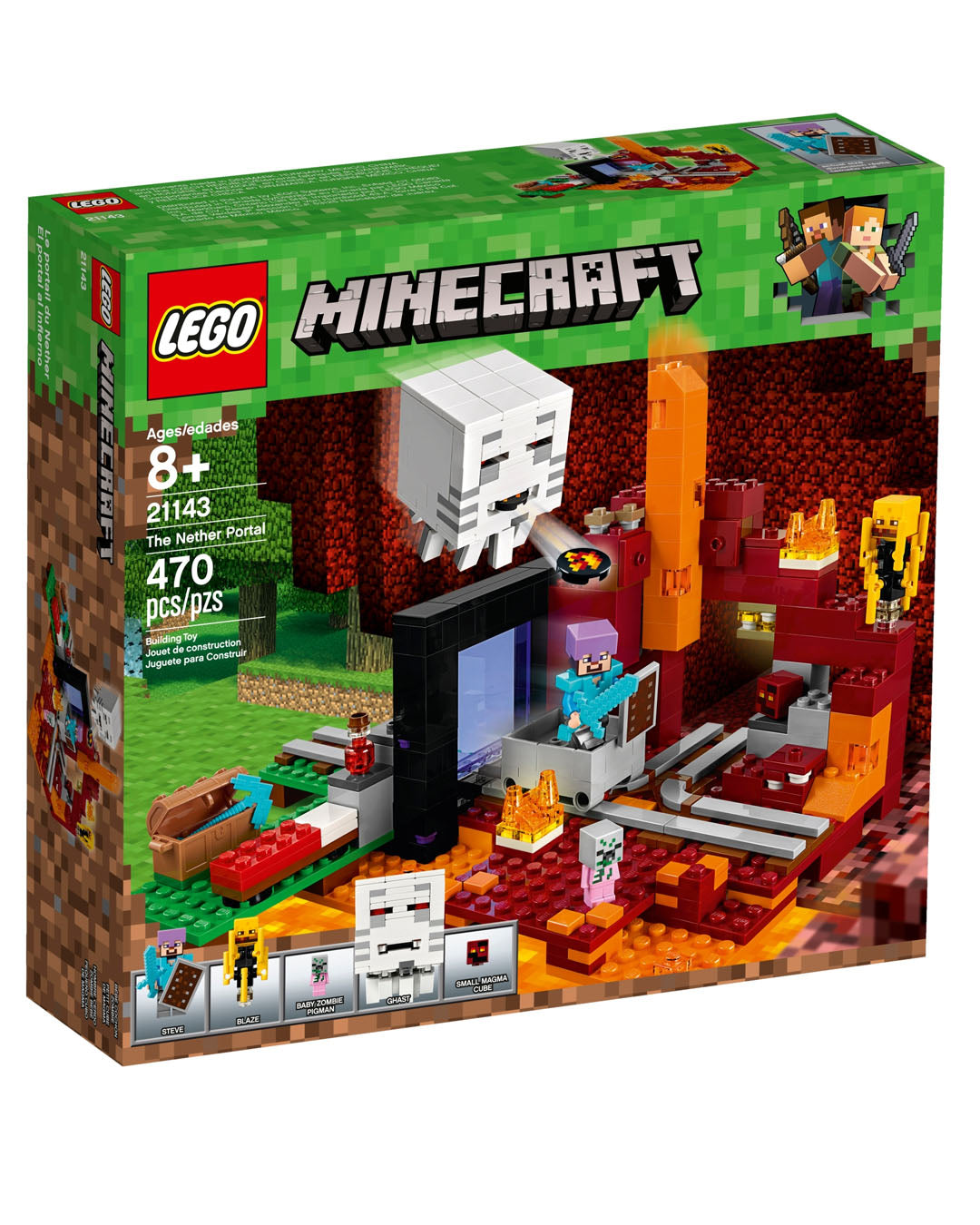 Minecraft The Nether Portal Building Set for Kids