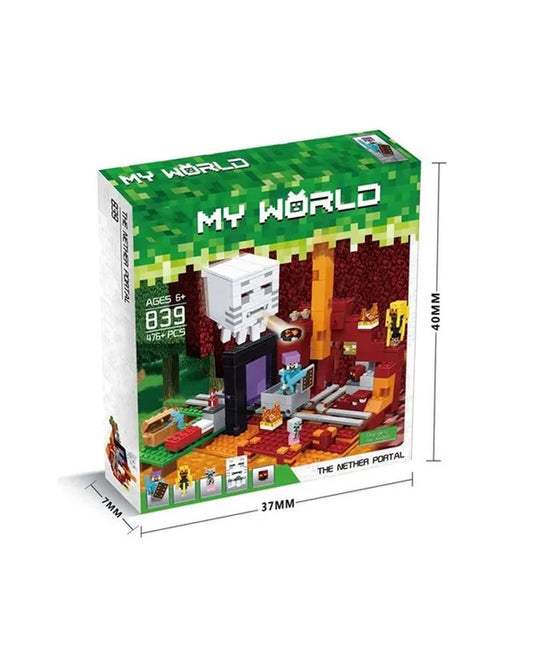 Minecraft The Nether Portal Building Set for Kids