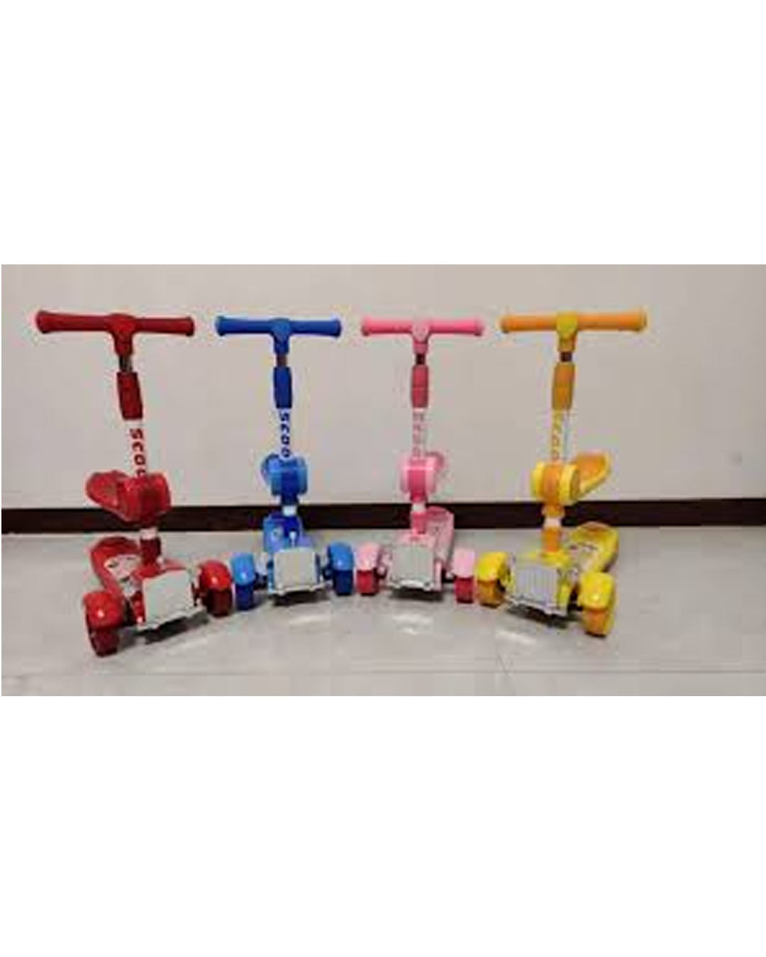 Retro Car Style 3-Wheel Scooter for Kids