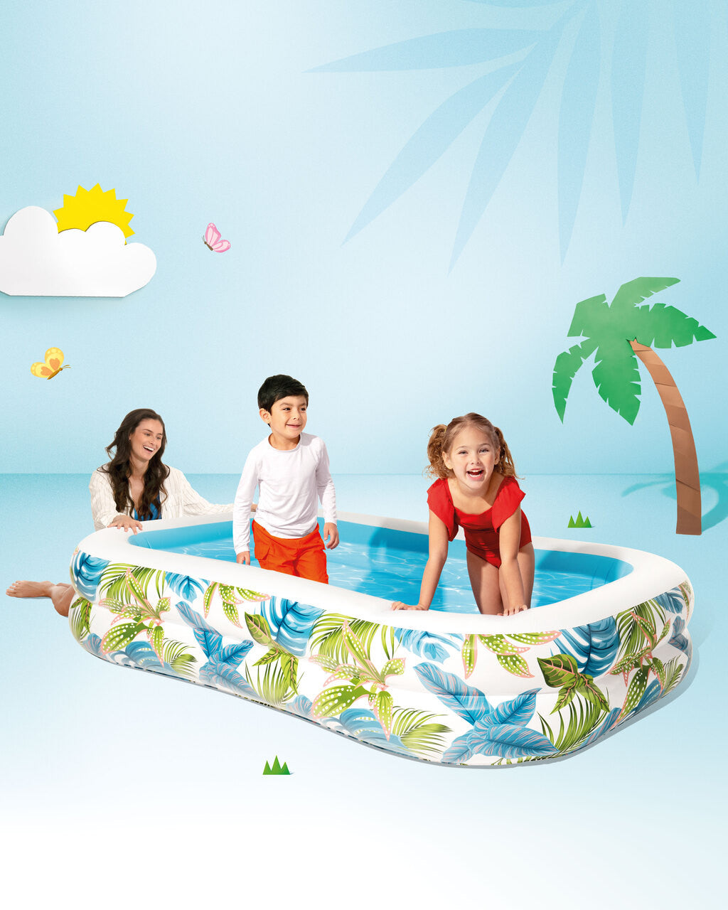 RECTANGULAR POOL (7.6X5X19 INCH)
