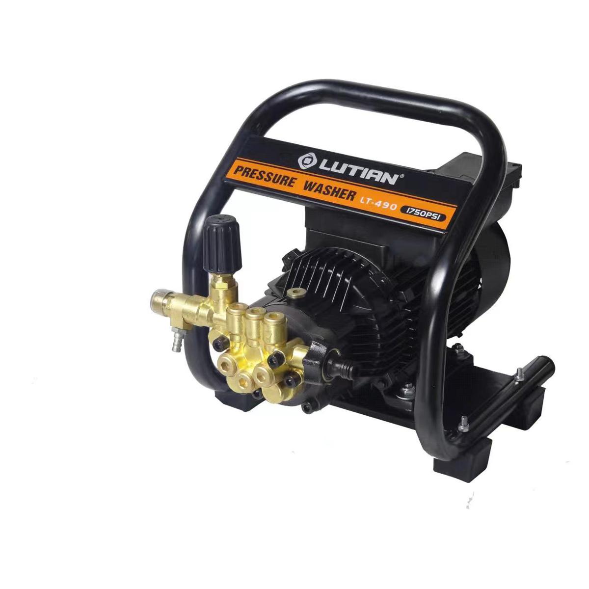 LUTIAN - LT490 - 1800 W - 2.5 HP - 120 Bar - Commercial Induction Motor High Pressure Washer - Self Priming - Portable