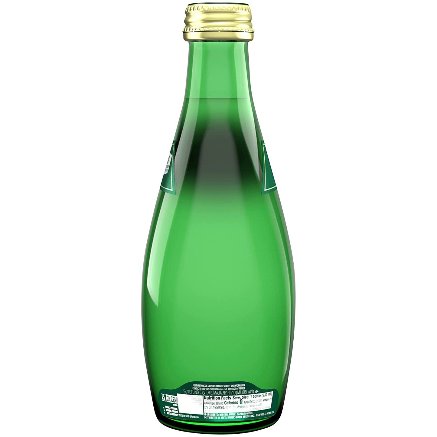 Perrier - Sparkling Natural Mineral Water - 330 ml X24 Glass Bottles