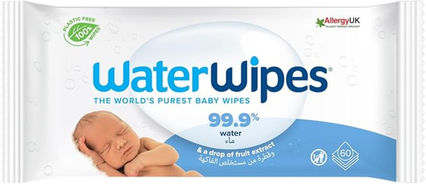 WATER WIPES - Sensitive - 60 Counts