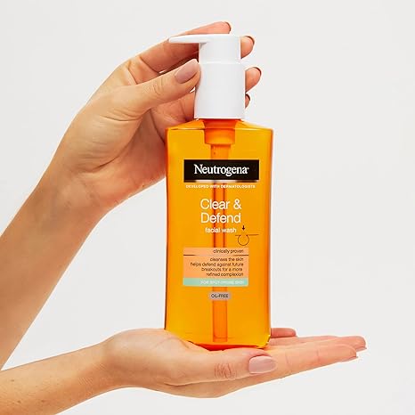 Neutrogena - Clear & Defend - Facial Wash - Oil Free - 200 ML