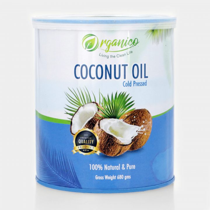 Organico’s - Coconut Oil - 700 ml – Cold Pressed - Virgin Coconut Oil For Hair & Skin