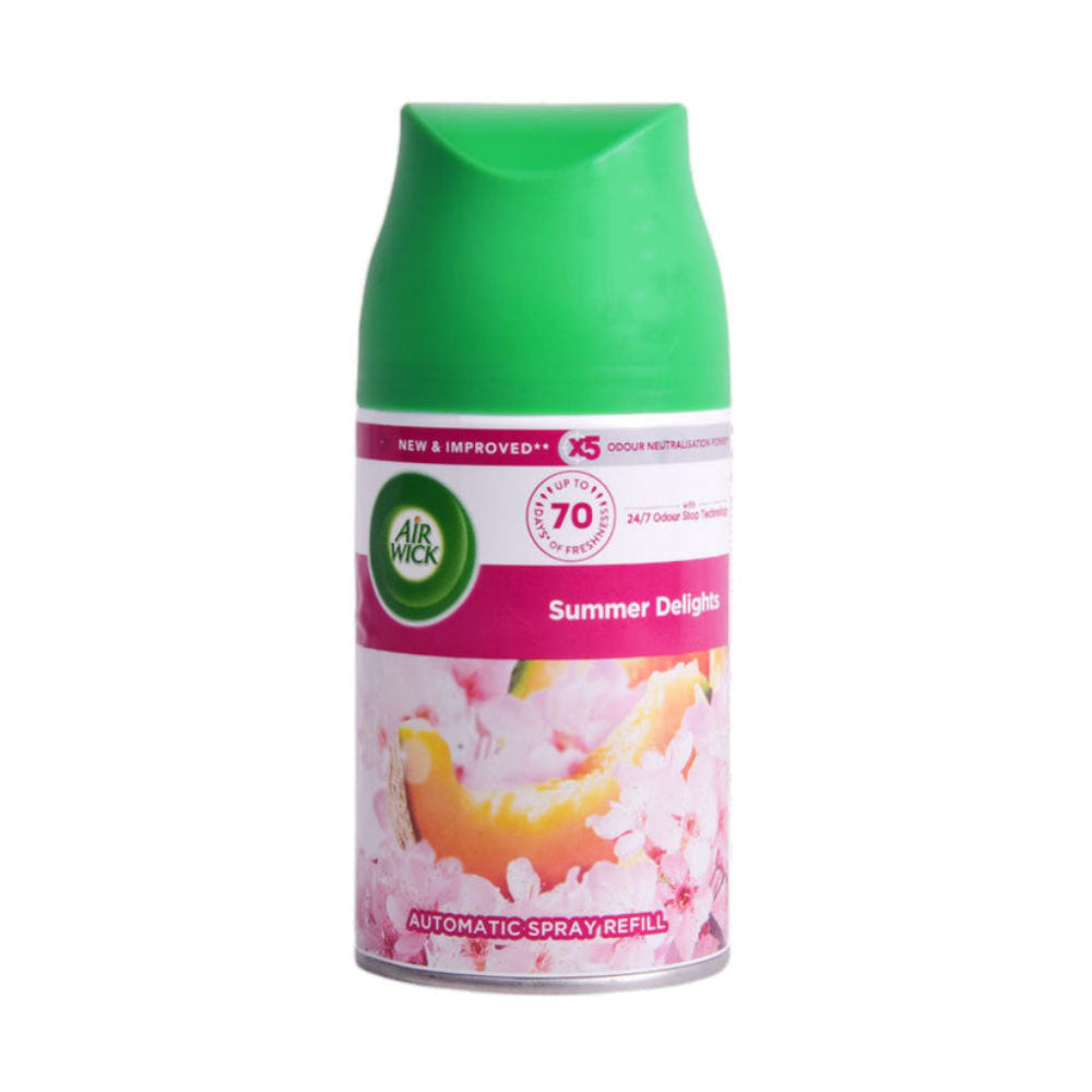 AIR WICK - SUMMER DELIGHTS - Automatic Spray Refill - ( 1X4 ) 250 ml