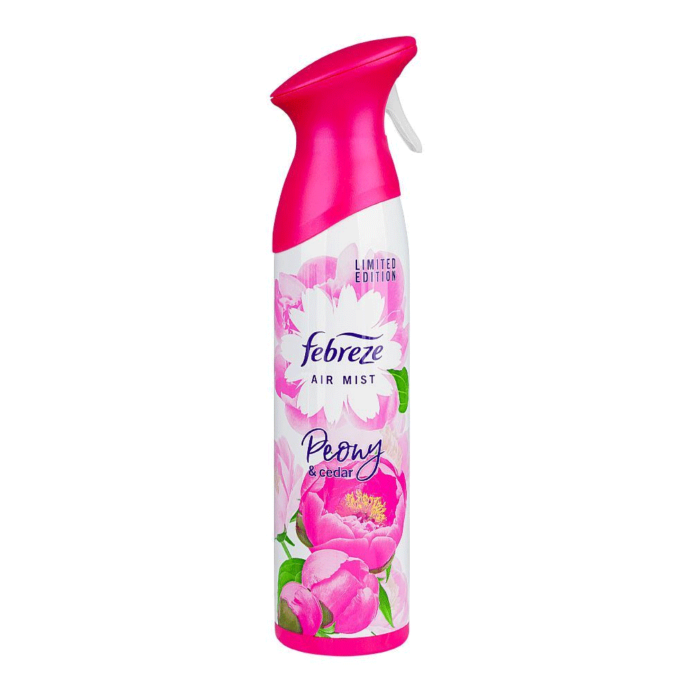 FEBREZE - Air Mist - PEONY & CEDAR - Limited Edition - 185 ml.