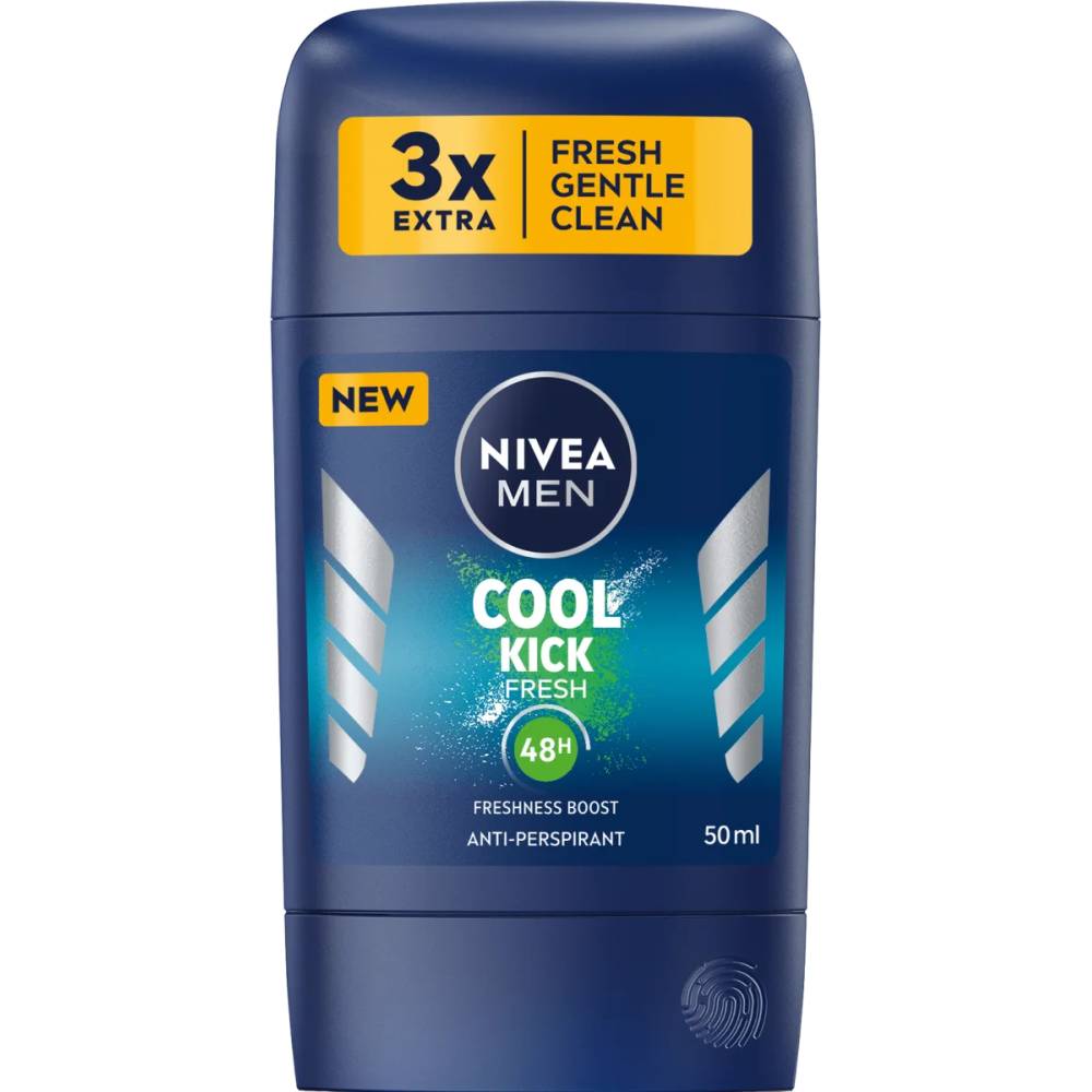 Nivea Men - Cool Kick - Fresh - Anti-Perspirant - Deo Stick - 50 ml / 1.7 oz