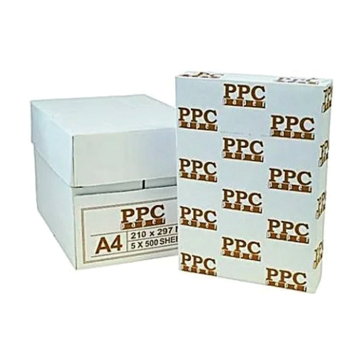 PPC - 70 GSM - A4 Printing Paper - Box (500 Sheets - (Ream) x 5 Count)