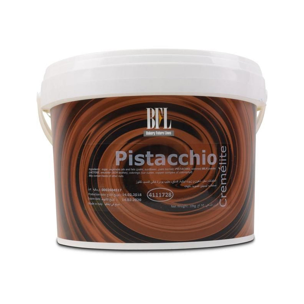 BFL (Bakery Future Lines) - Pistacchio - Cremelite - 10 KG Bulk Bucket - Made in Italy