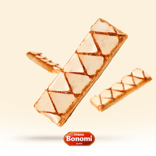 Forno Bonomi - Sfogliatine Glassate - Glazed Puff Pastry - 135g - 15-Pack Carton