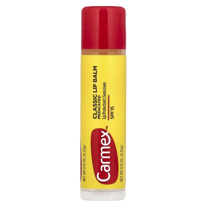 Carmex - Classic - Original Flavor - Moisturizing Lip Balm Stick - SPF 15 - 4.25G