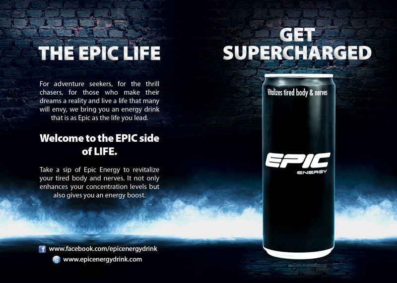 EPIC - Energy Drink - 250 ML - Pack of 12