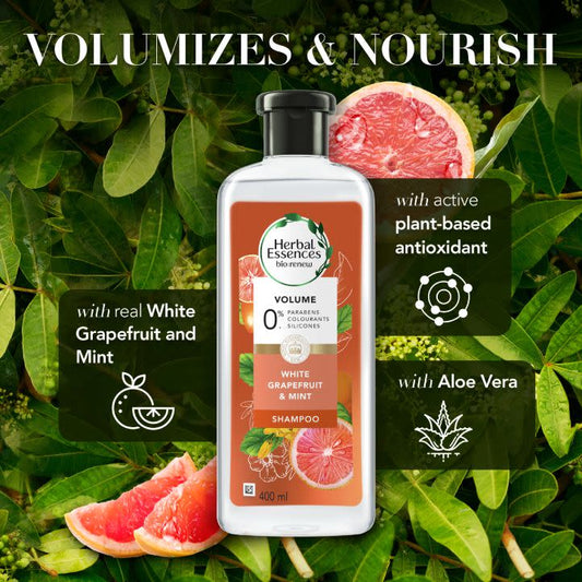 Herbal Essences - Shampoo - White Grapefruit & Mint - 400 ML
