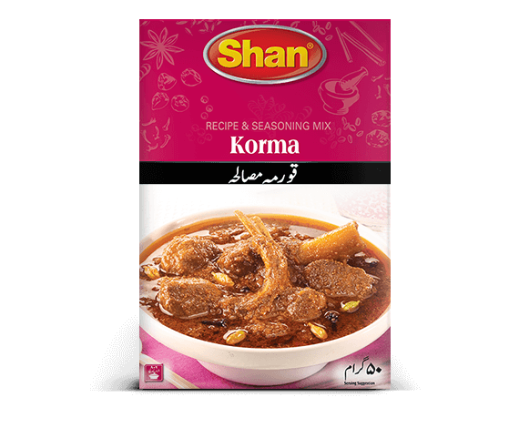 Shan Foods - Qorma Masala - Box - 50 gm - 6 packs