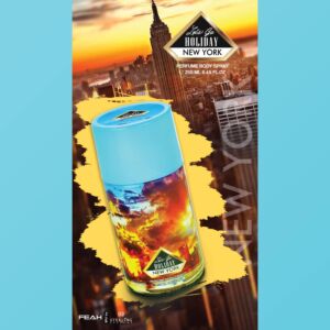 Feah - Let's Go Holiday - New York - Body Spray - 250 ML