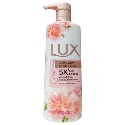 LUX - DEWY GLOW Body Wash - Dewy Sakura Fragrance - 450 ML