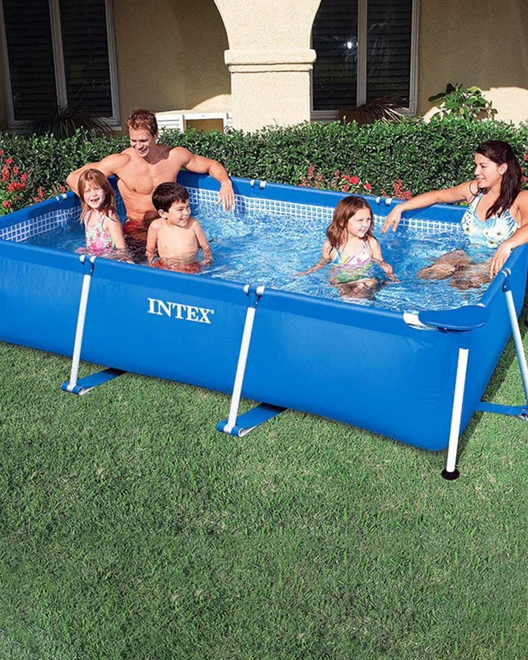 METAL FRAME POOL (86X59X23 INCH)