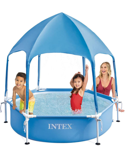 METAL FRAME SHADE POOL