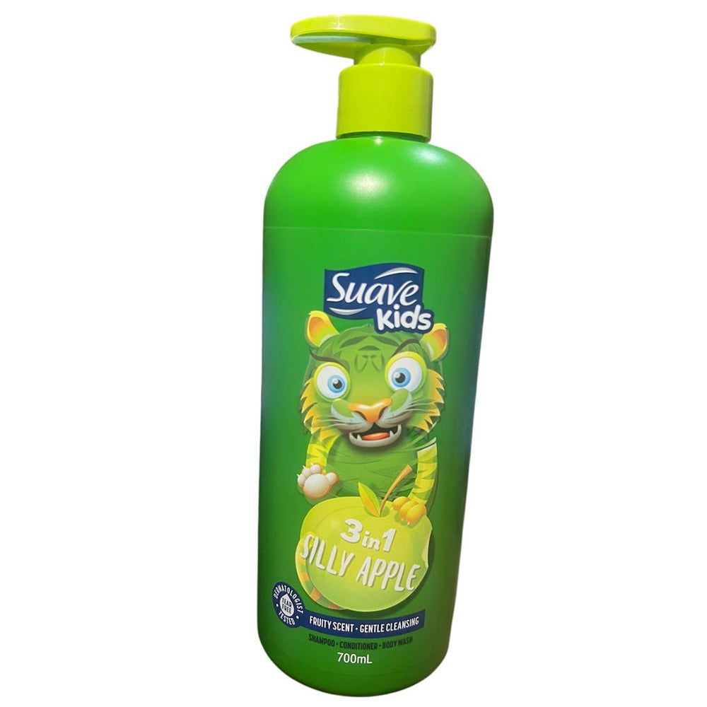 SUAVE - Silly Apple 3-in-1 Shampoo - Conditioner - Body Wash - 700ml
