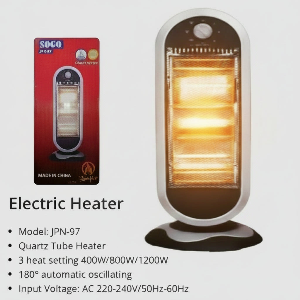 Sogo - Quartz Heater (JPN-97) - No Warranty - 1200W