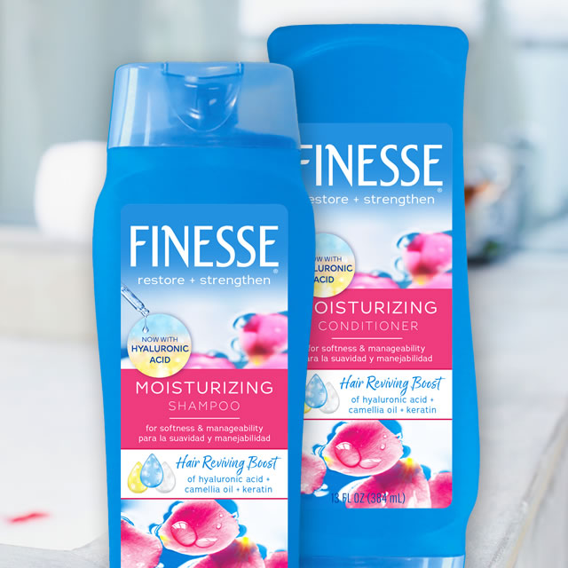 Finesse - Restore + Strengthen - Moisturizing Conditioner - 384ml