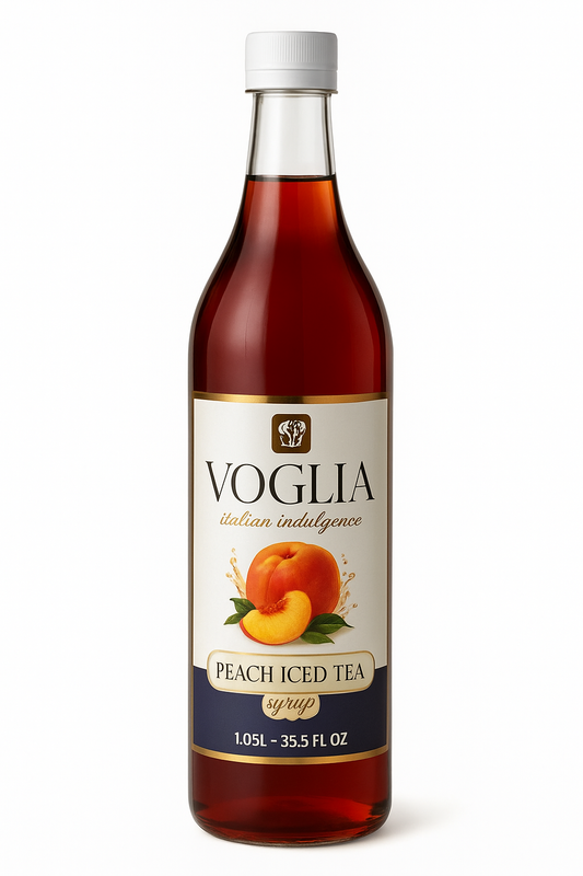 Voglia - Peach Iced Tea - Coffee Syrups - 1 L