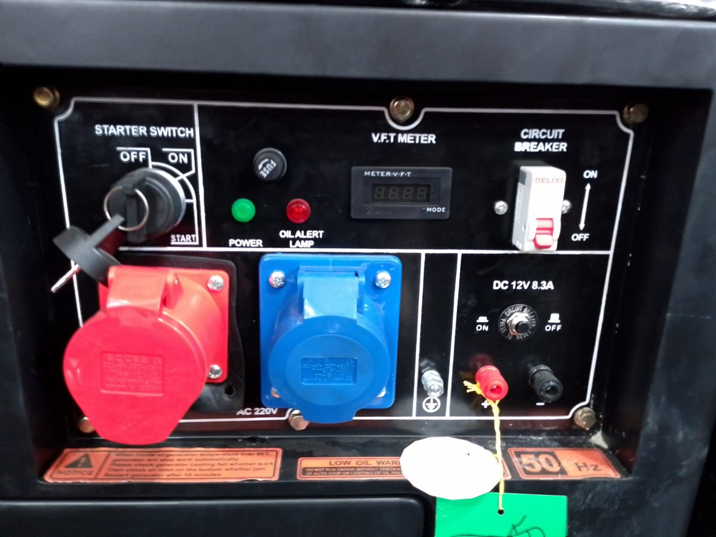 Angel - AG 10000 W-SE 8.0 KVA ( 6500 Watts)( THREE-PHASE ) Diesel - Canopy - Generator