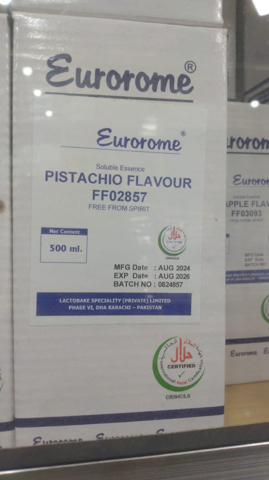 Eurorome - Pistachio Flavor - FF02857 - Soluble Essence - 500ml