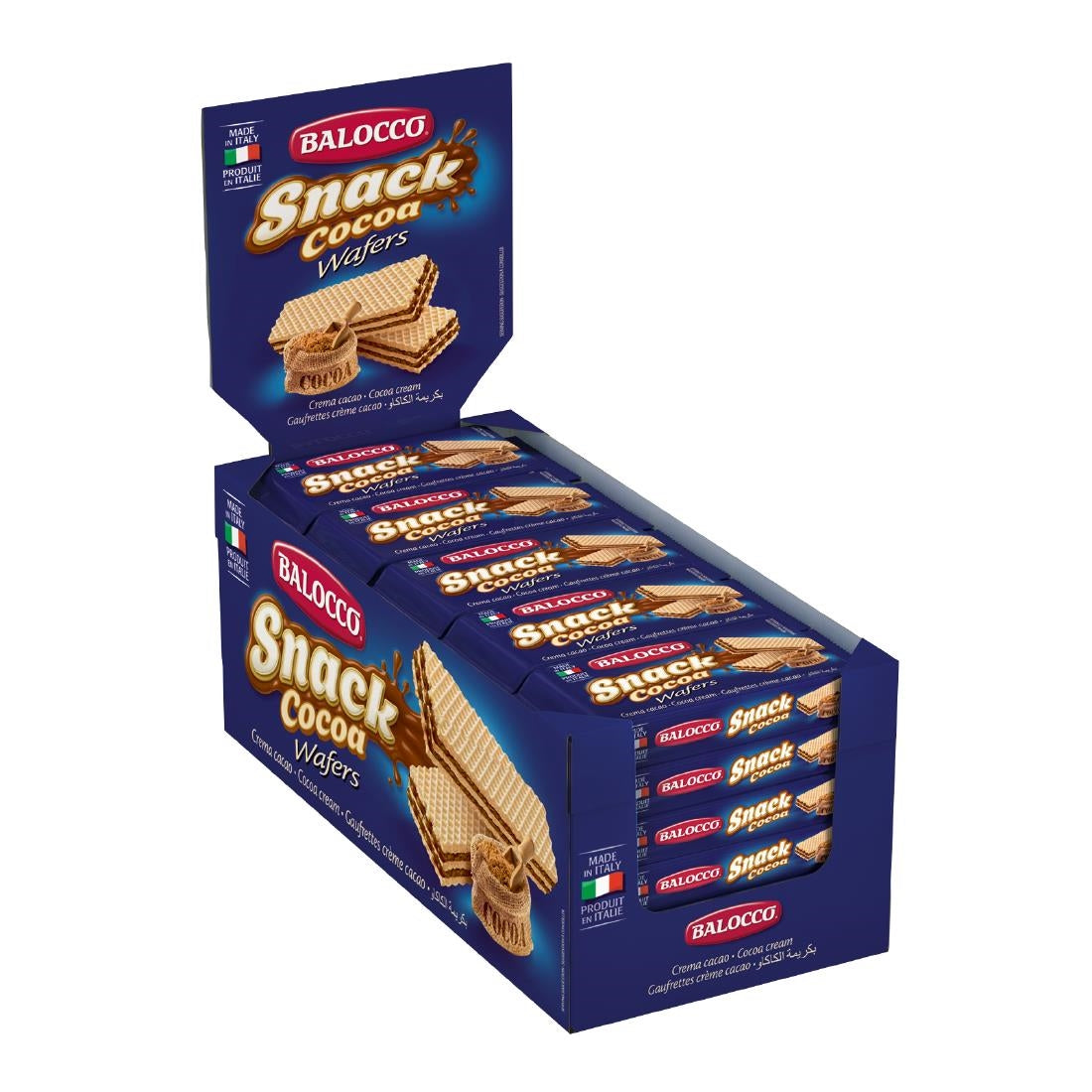 Balocco - Wafers - Cocoa - 45g - 120-Pack Carton