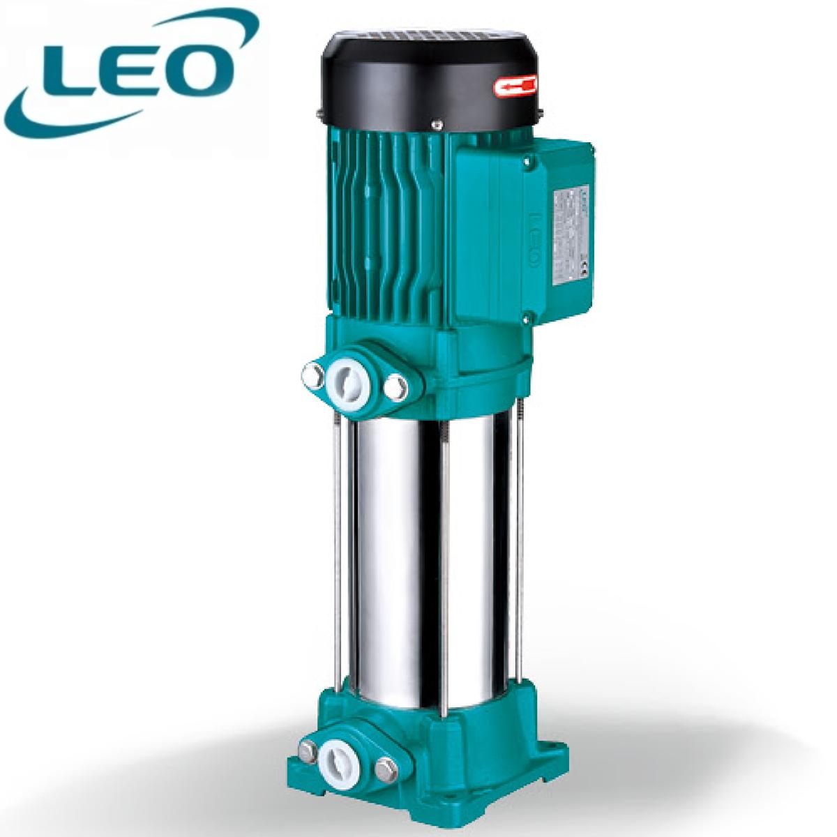 LEO - EVPM-2-11 - 1800 W - 2.5 HP - Vertical Multistage Booster - HIGH PRESSURE Pump - SIZE 1" X 1" European STANDARD