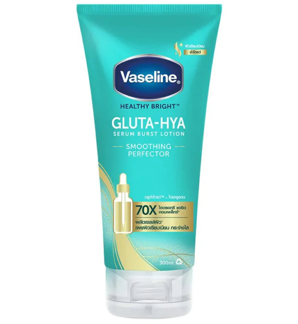 Vaseline - GLUTA-HYA - SMOOTHING PERFFECTOR - SERUM BRUST LOTION - (1X12) 290ml